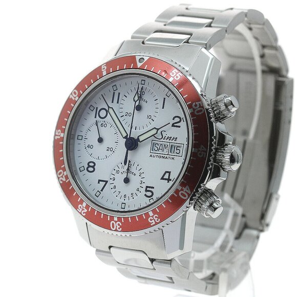 Sinn 103.B.SA.WH.R Chronograph day date white Dial Automatic Men's Watch_872464 - Picture 1 of 11